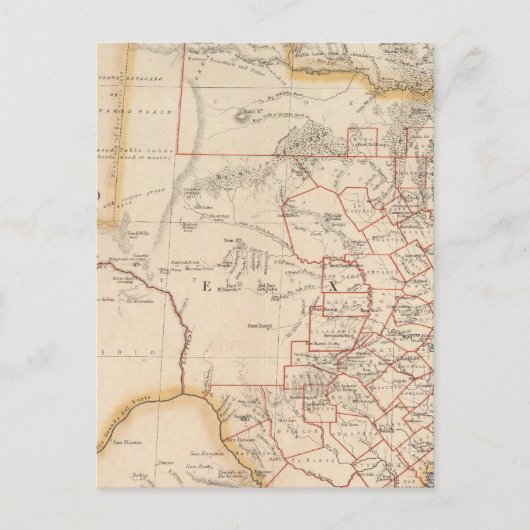 Texas 4 briefkaart (Voorkant)