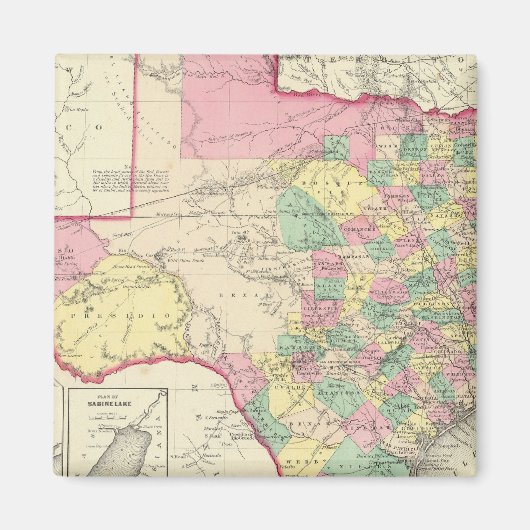 Texas 4 magneet (Voorkant)