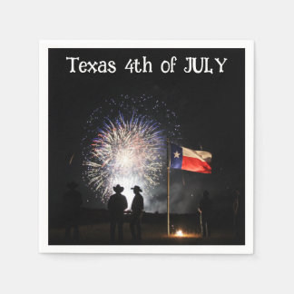Texas 4th of July Paper Party Napkins Servet