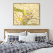 Texas 5 canvas afdruk (Insitu (Slaapkamer))
