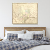 Texas 6 canvas afdruk (Insitu (Slaapkamer))