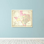 Texas 7 canvas afdruk (Insitu (Houten vloer))