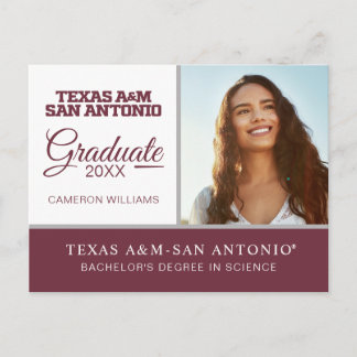 Texas A&M San Antonio Aankondigingskaart