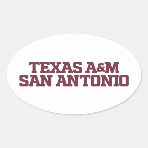 Texas A&M San Antonio Ovale Sticker