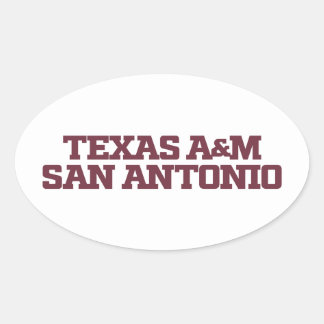 Texas A&M San Antonio Ovale Sticker