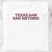 Texas A&M San Antonio Ovale Sticker (Tas)