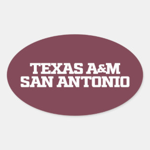 Texas A&M San Antonio Ovale Sticker