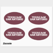 Texas A&M San Antonio Ovale Sticker (Vel)