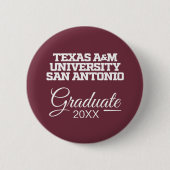 Texas A&M San Antonio Ronde Button 5,7 Cm (Voorkant)