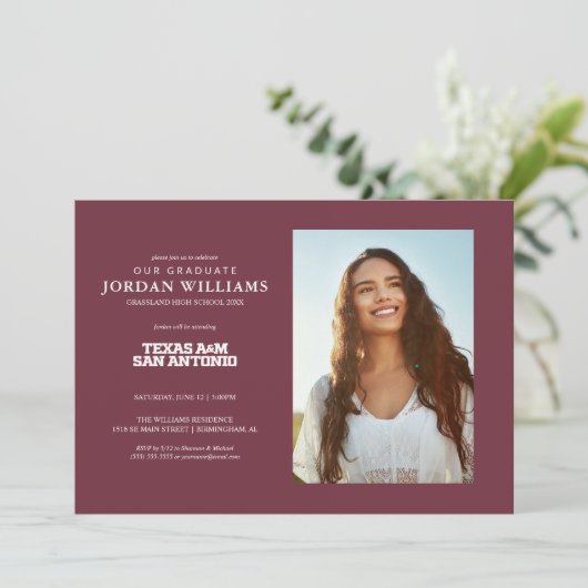 Texas A&M University - San Antonio Aankondiging (Staand voorkant)