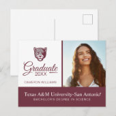 Texas A&M University-San Antonio | Jaguars Aankondigingskaart (Voorkant / Achterkant)