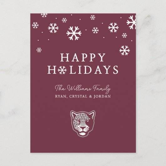 Texas A&M University - San Antonio | Jaguars Feestdagenkaart (Voorkant)