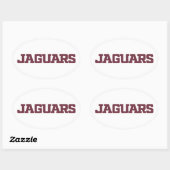 Texas A&M University - San Antonio Jaguars Ovale Sticker (Vel)