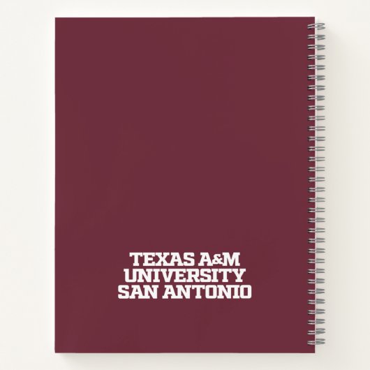 Texas A&M University - San Antonio Notitieboek (Achterkant)