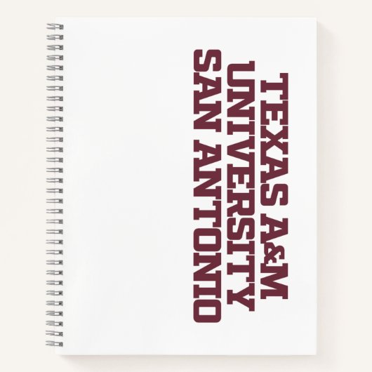 Texas A&M University - San Antonio Notitieboek (Voorkant)