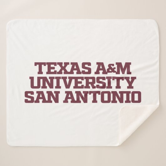 Texas A&M University - San Antonio Sherpa Deken (Voorkant (horizontaal))