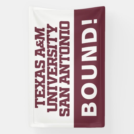 Texas A&M University - San Antonio Spandoek (Verticaal)