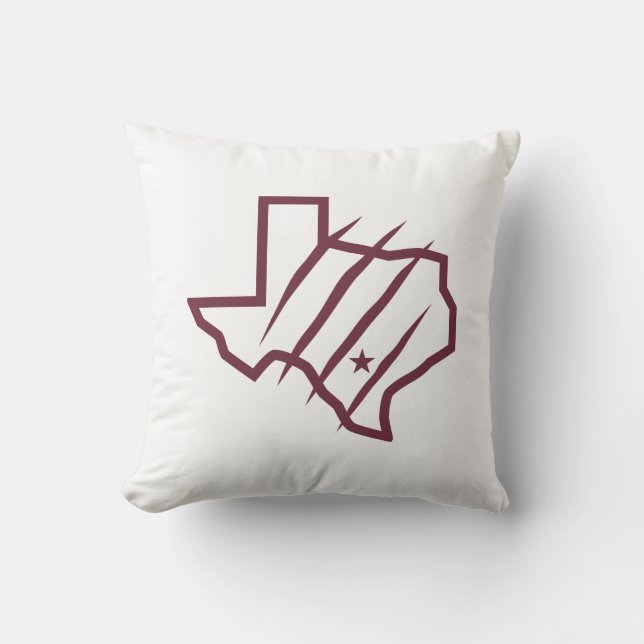 Texas A&M University - San Antonio | Staat Logo Kussen (Voorkant)