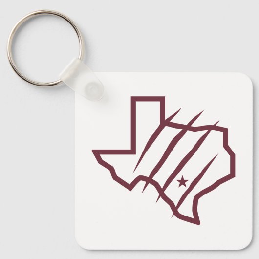 Texas A&M University - San Antonio | Staat Logo Sleutelhanger (Voorkant)
