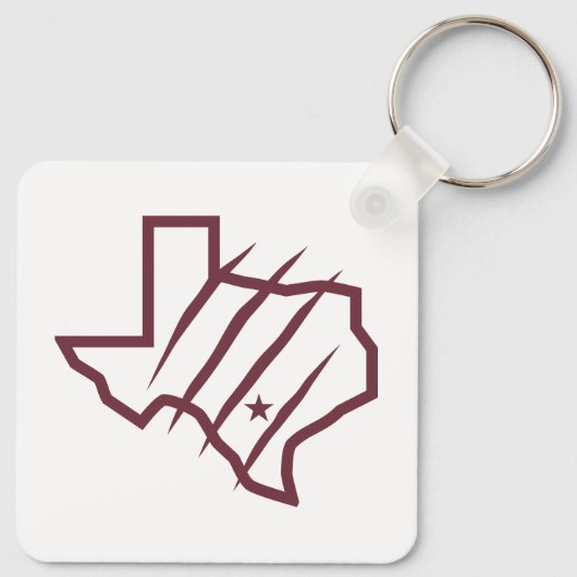 Texas A&M University - San Antonio | Staat Logo Sleutelhanger (Achterkant)