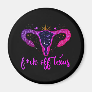 Texas Abortion Ban Celestial Uterus Protest Magneet