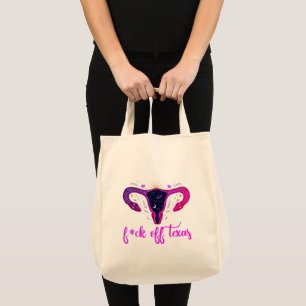 Texas Abortion Ban Celestial Uterus Protest Tote Bag