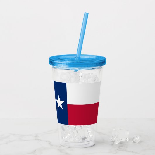 Texas Acryl Drinkbeker (Achterkant ijs)