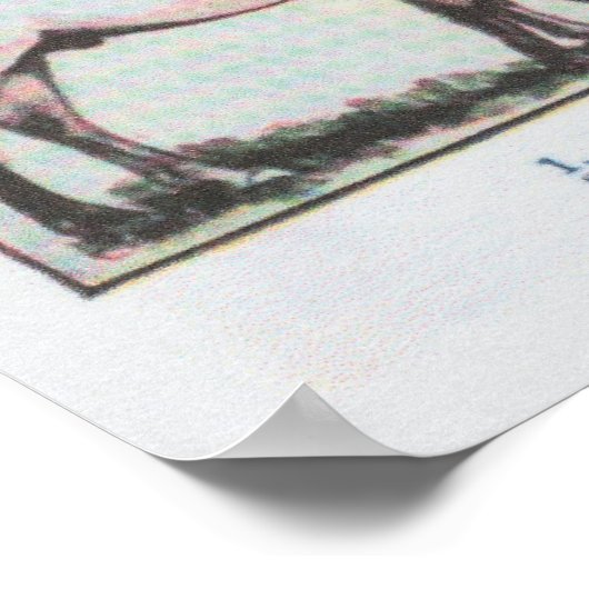 Texas Agricultural Map (1922) Poster (Hoek)