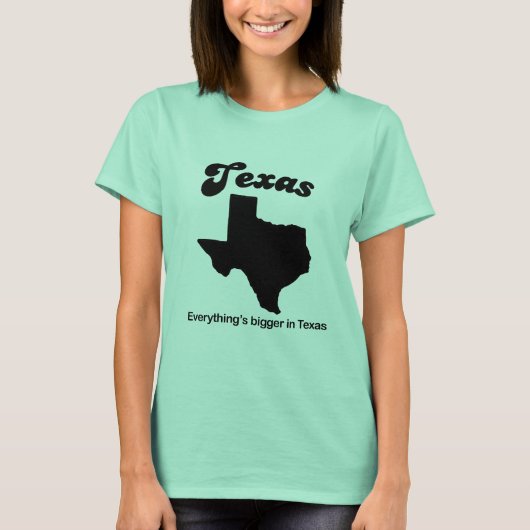 Texas - Alles is groter T-shirt (Voorkant)