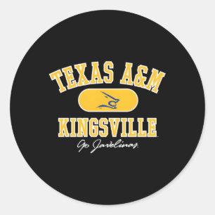 Texas Am Kingsville Javelinas Varsity Blue Ronde Sticker