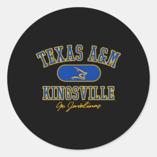 Texas Am Kingsville Javelinas Varsity Ronde Sticker