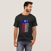 Texas American Flag Home State of Texas Flag T-shirt (Voorkant volledig)