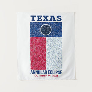 Texas Annular Eclipse Tapestry Wandkleed
