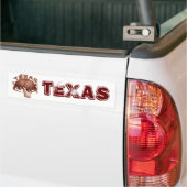 Texas Armadillo Bumpersticker (Op Truck)