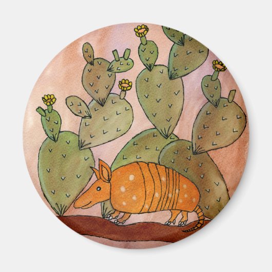 Texas Armadillo Magneet (Voorkant)