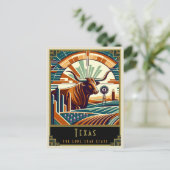 Texas | Art. Deco Briefkaart (Staand voorkant)