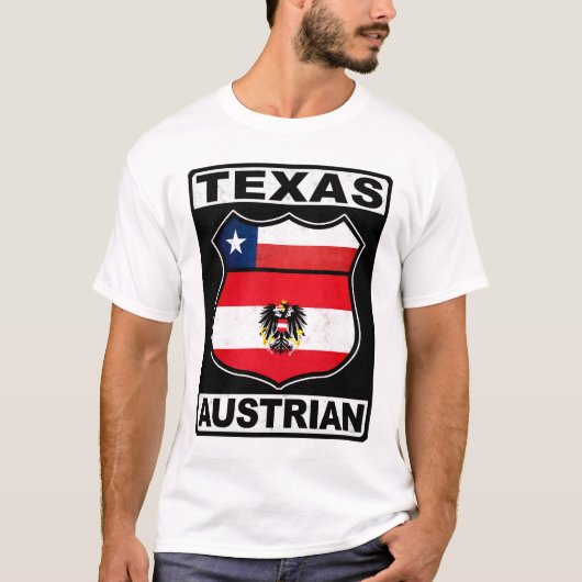Texas Austrian American T-shirt (Voorkant)