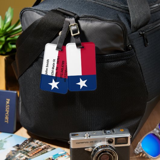 Texas Bagagelabel (Voorkant /achterkant)