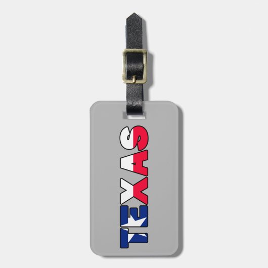 Texas Bagagelabel (Voorkant verticaal)