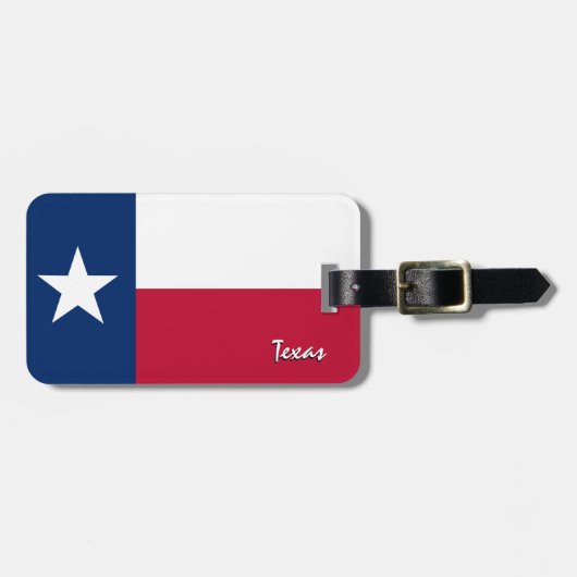 Texas Bagagelabels, patriottische Texas Flag Bagagelabel (Voorkant horizontaal)