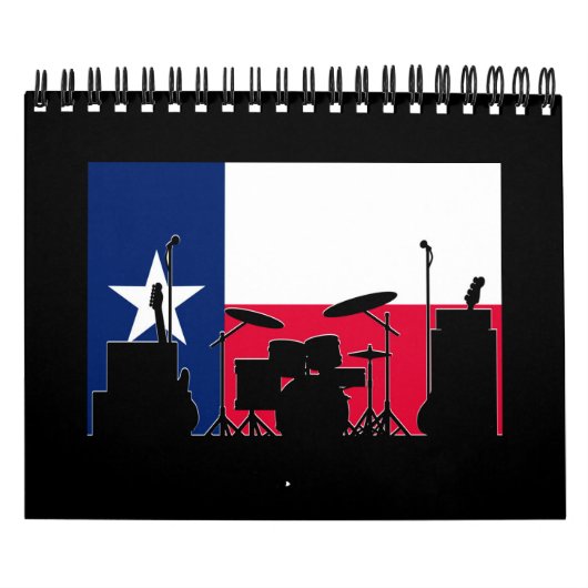 Texas Band op Stage Kalender (Hoes)