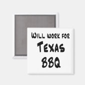 Texas BBQ Magneet (Voorkant / Achterkant)
