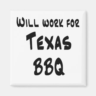 Texas BBQ Magneet