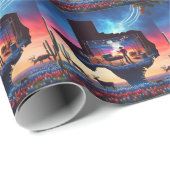 Texas BBQ Party 3 Cadeaupapier (Rol Hoek)