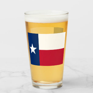 TEXAS BEER GLASS GLAS