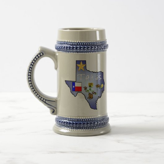 Texas Beer Stein Bierpul (Links)