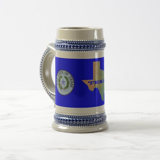 Texas Beer Stein Bierpul (Voorkant links)