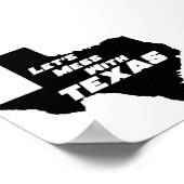 Texas Black Poster (Hoek)