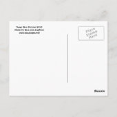 Texas Blue Bonnet Briefkaart (Achterkant)