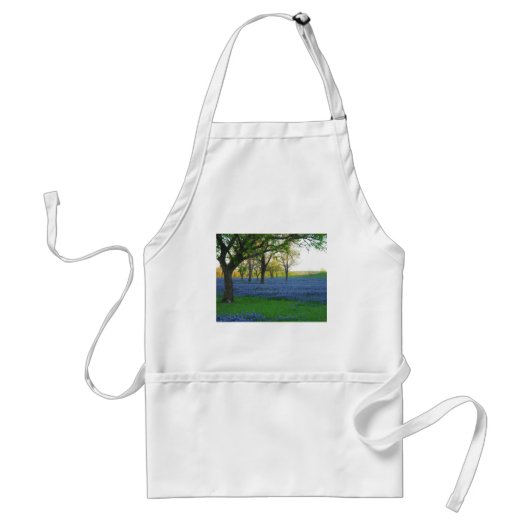 Texas Blue Bonnets Standaard Schort (Voorkant)